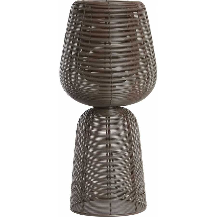 Light and Living Aboso Table Lamp - Dark Brown