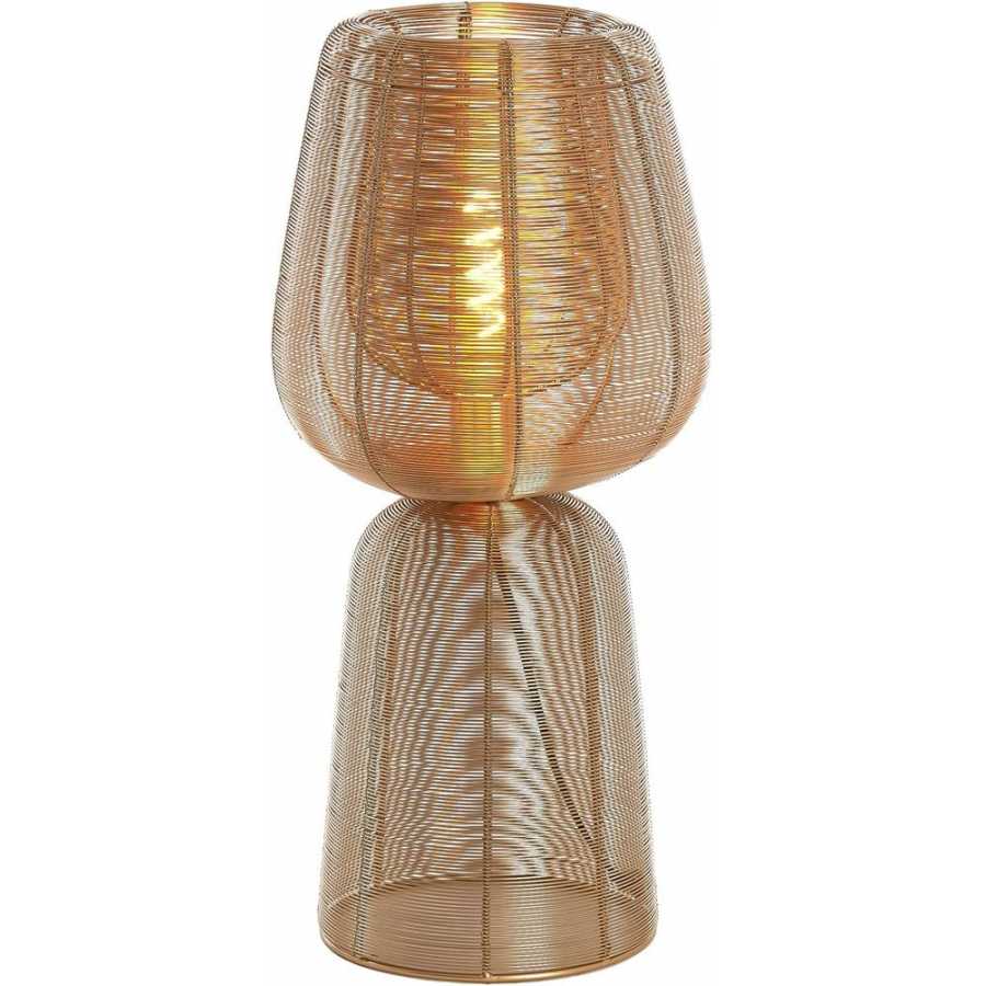 Light and Living Aboso Table Lamp - Light Gold