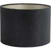 Light and Living Lubis Round Lamp Shade - Black
