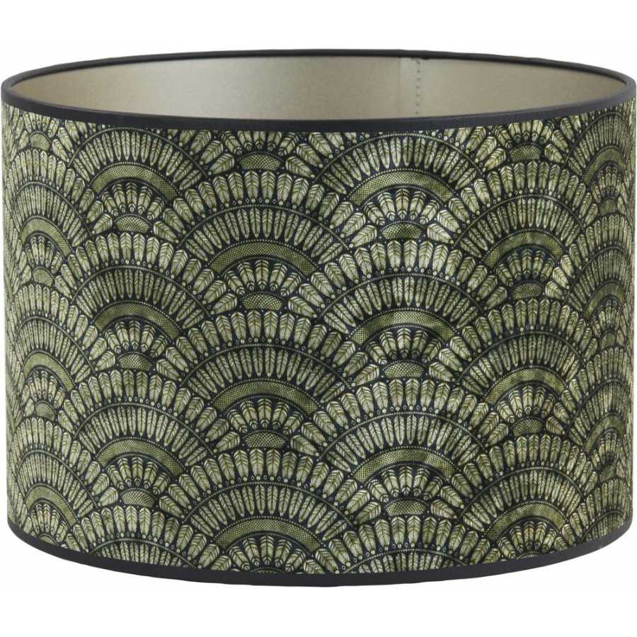 Light and Living Chica Lamp Shade - Height: 15cm x Width: 20cm x Depth: 20cm