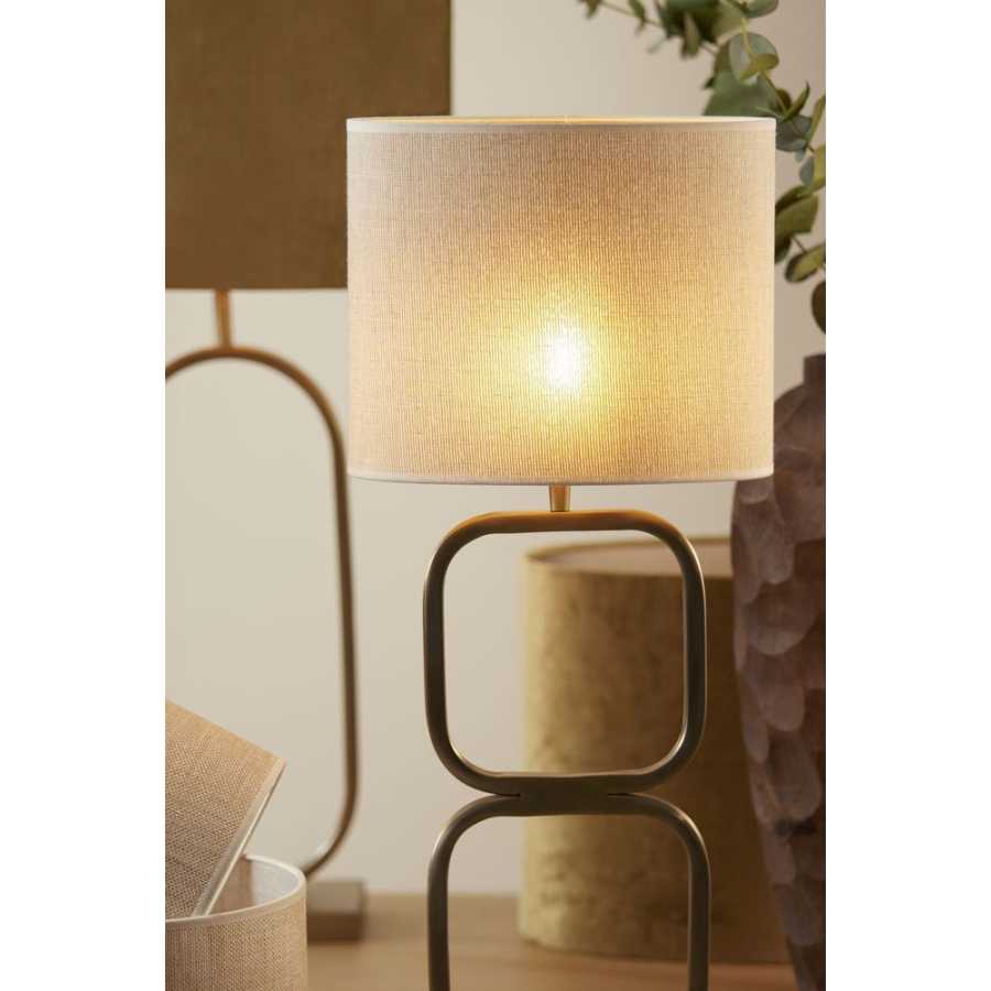 Light and Living Breska Round Lamp Shade - Height: 21cm x Width: 30cm x Depth: 30cm