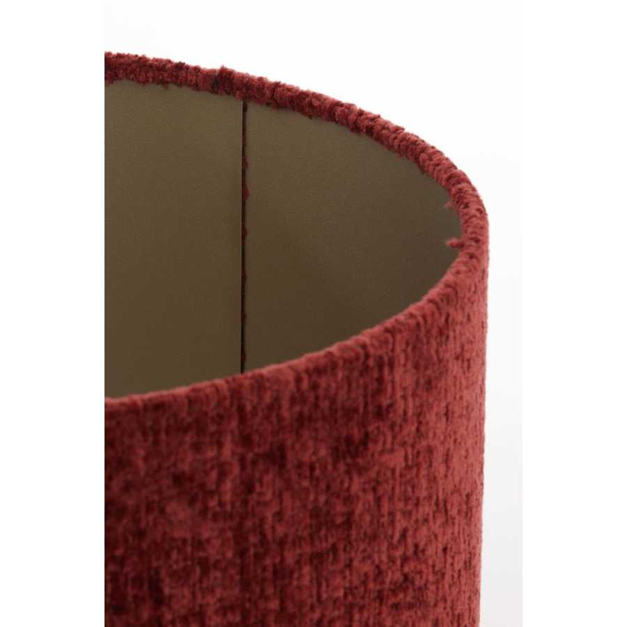 Light and Living Ruby Round Lamp Shade - Height: 21cm x Width: 30cm x Depth: 30cm