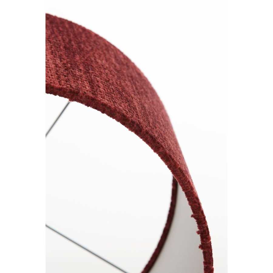 Light and Living Ruby Round Lamp Shade - Height: 21cm x Width: 30cm x Depth: 30cm