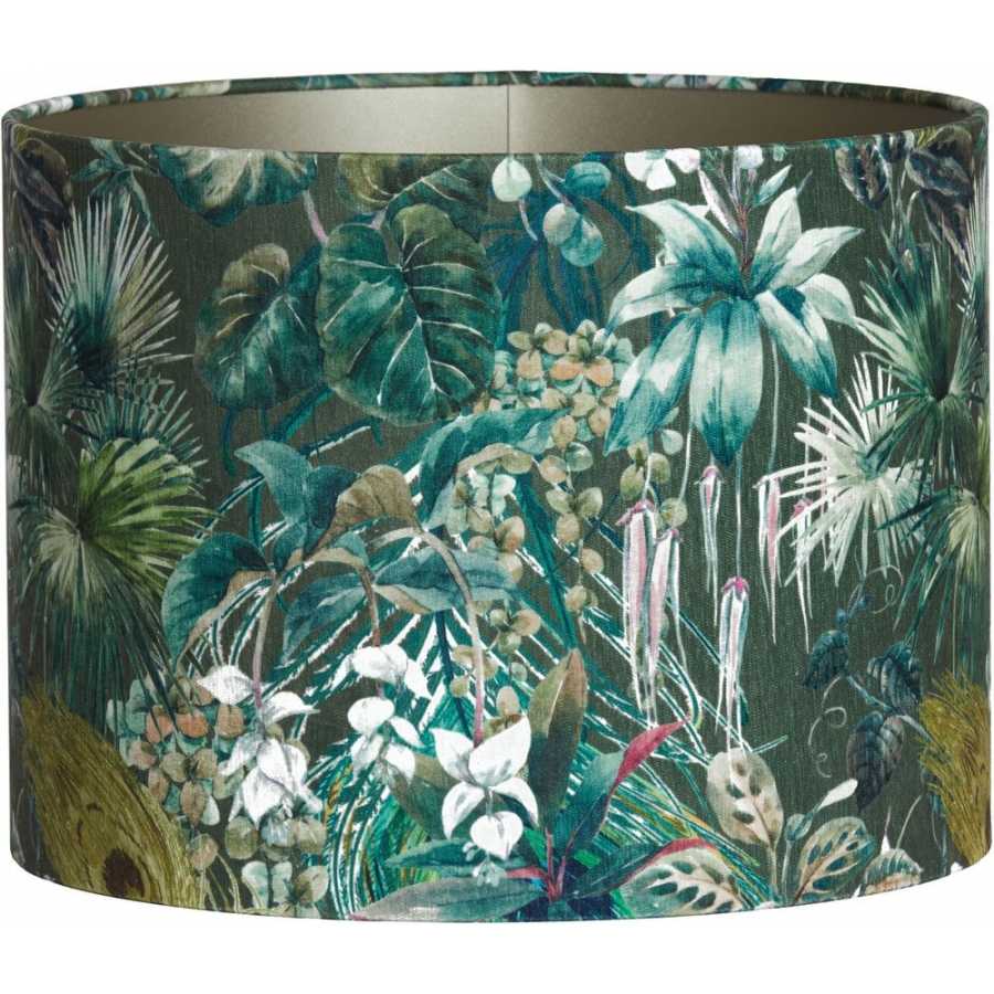 Light and Living Xenia Flora Round Lamp Shade - Height: 30cm x Width: 40cm x Depth: 40cm