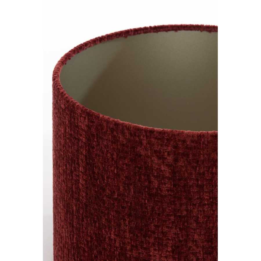 Light and Living Ruby Round Lamp Shade - Height: 38cm x Width: 50cm x Depth: 50cm