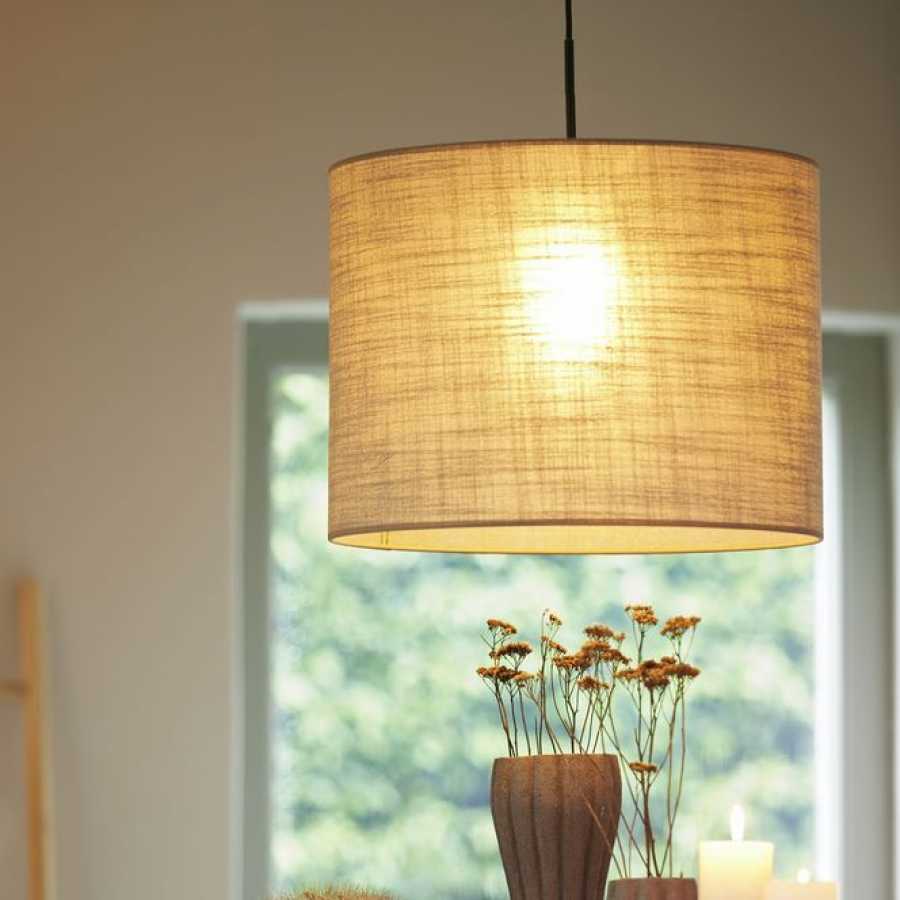 Light and Living Caden Lamp Shade - Height: 38cm x Width: 50cm x Depth: 50cm