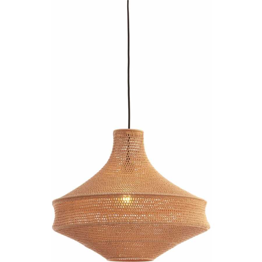 Light and Living Viggo Lamp Shade - Caramel - Height: 40cm x Diameter: 50cm