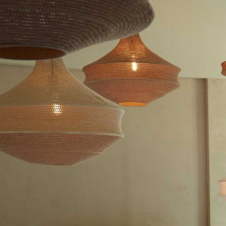 Light and Living Viggo Lamp Shade - Sand - Height: 40cm x Diameter: 50cm