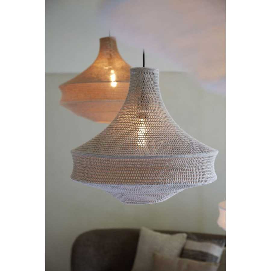 Light and Living Viggo Lamp Shade - Sand - Height: 40cm x Diameter: 50cm