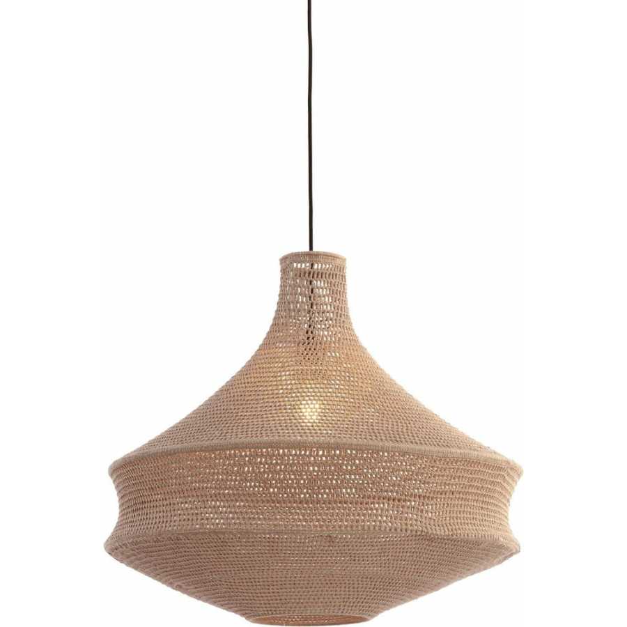 Light and Living Viggo Lamp Shade - Sand - Height: 55cm x Diameter: 60cm