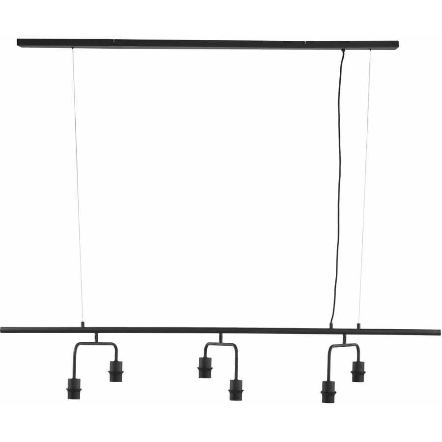 Light and Living Edisa Line Pendant Light - Matt Black