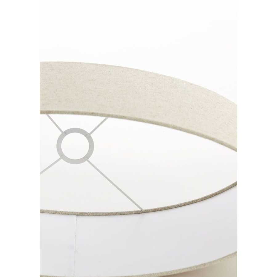 Light and Living Livigno Oval Lamp Shade - Natural - Height: 25cm x Width: 15cm x Depth: 30cm