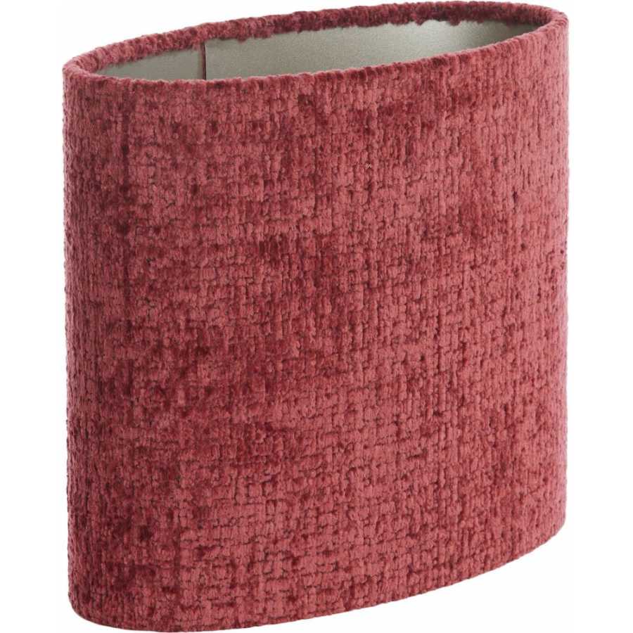 Light and Living Ruby Oval Lamp Shade - Height: 25cm x Width: 15cm x Depth: 30cm
