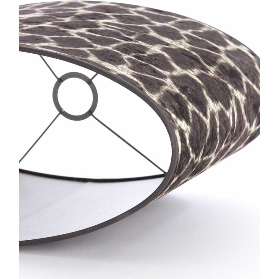 Light and Living Mosa Oval Lamp Shade - Height: 28cm x Width: 17.5cm x Depth: 38cm