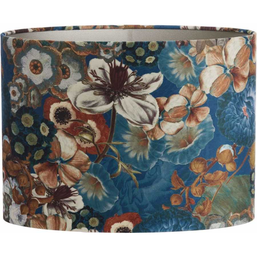 Light and Living Bloom Oval Lamp Shade - Height: 28cm x Width: 17.5cm x Depth: 38cm