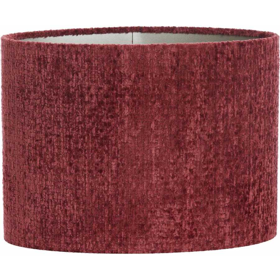 Light and Living Ruby Oval Lamp Shade - Height: 28cm x Width: 17.5cm x Depth: 38cm