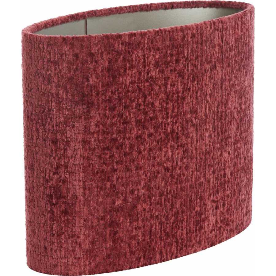 Light and Living Ruby Oval Lamp Shade - Height: 28cm x Width: 17.5cm x Depth: 38cm
