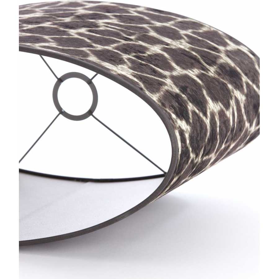 Light and Living Mosa Oval Lamp Shade - Height: 32cm x Width: 21cm x Depth: 45cm