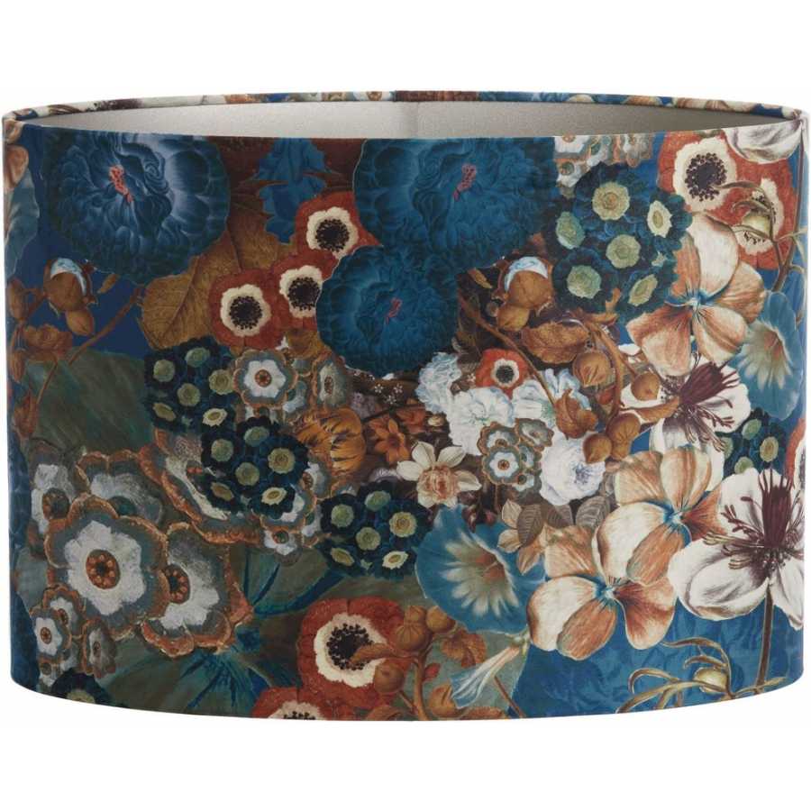 Light and Living Bloom Oval Lamp Shade - Height: 32cm x Width: 21cm x Depth: 45cm