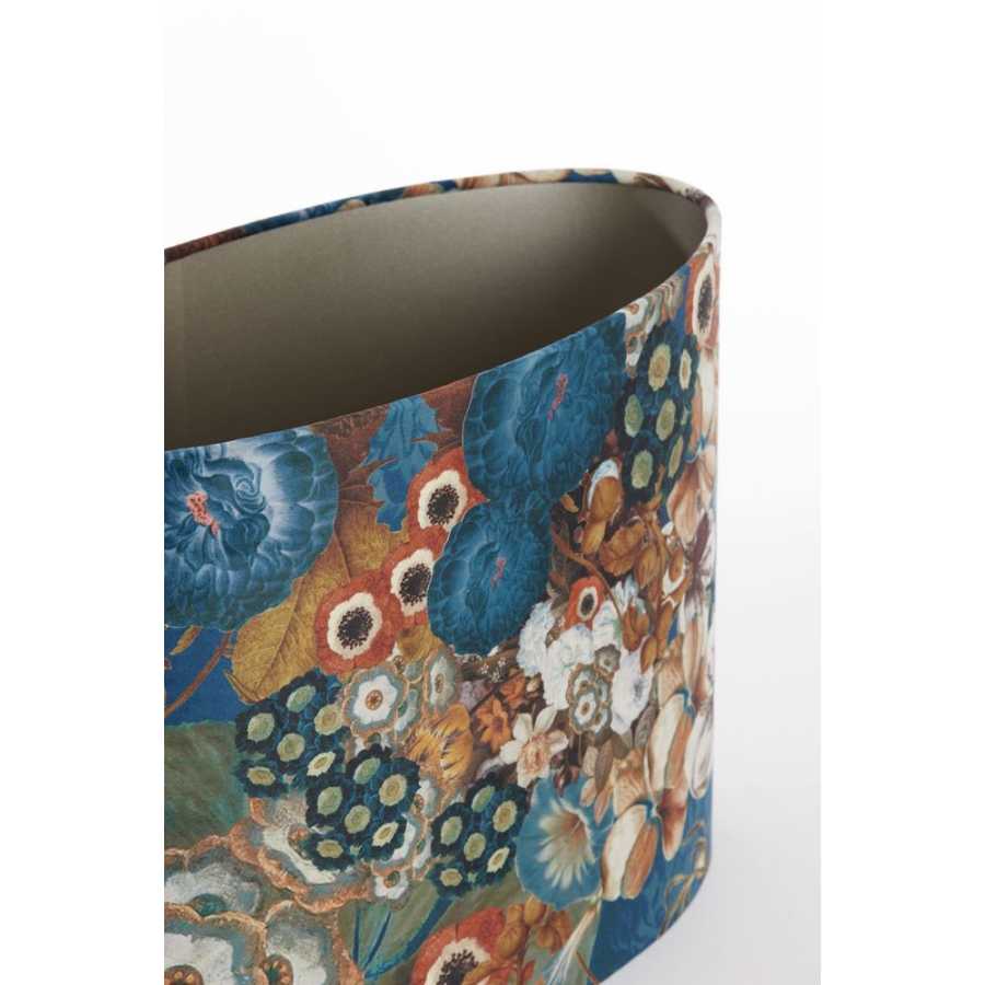 Light and Living Bloom Oval Lamp Shade - Height: 32cm x Width: 21cm x Depth: 45cm