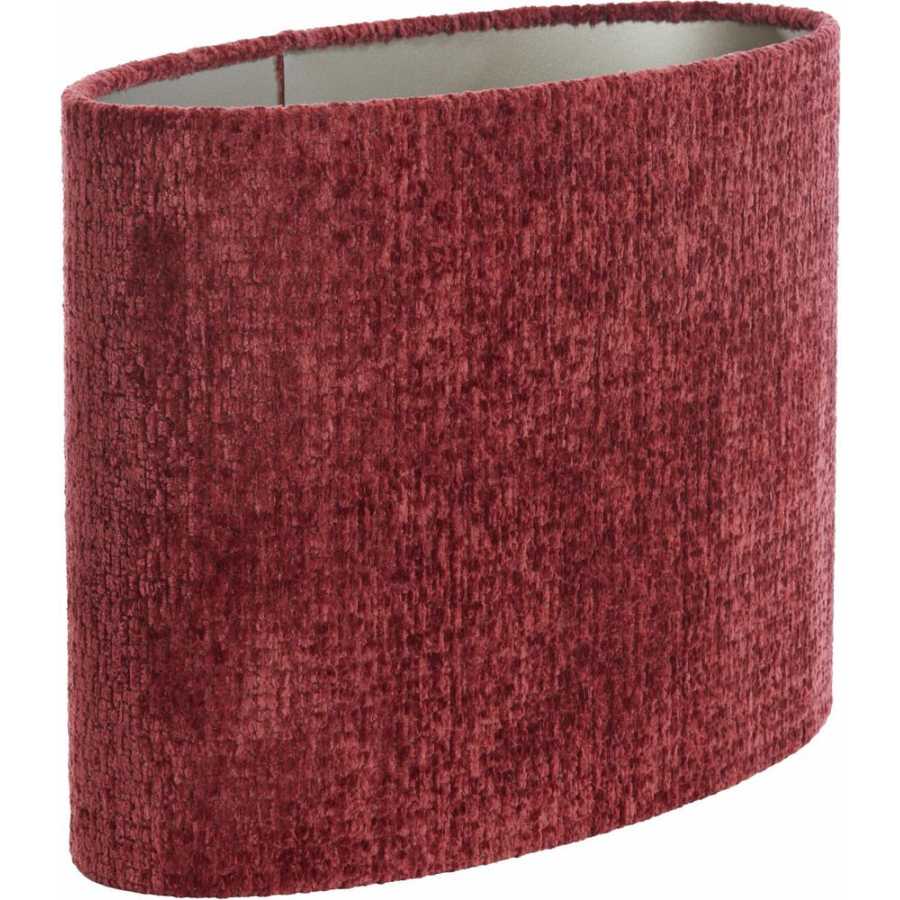 Light and Living Ruby Oval Lamp Shade - Height: 32cm x Width: 21cm x Depth: 45cm