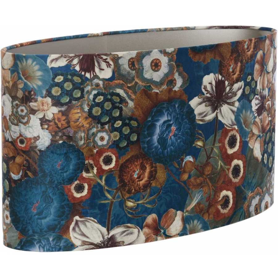Light and Living Bloom Oval Lamp Shade - Height: 32cm x Width: 24cm x Depth: 58cm