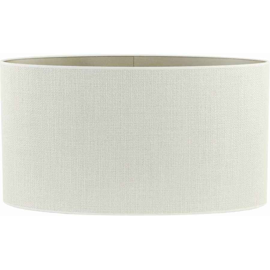 Light and Living Saverna Oval Lamp Shade - Egg White - Height: 32cm x Width: 24cm x Depth: 58cm