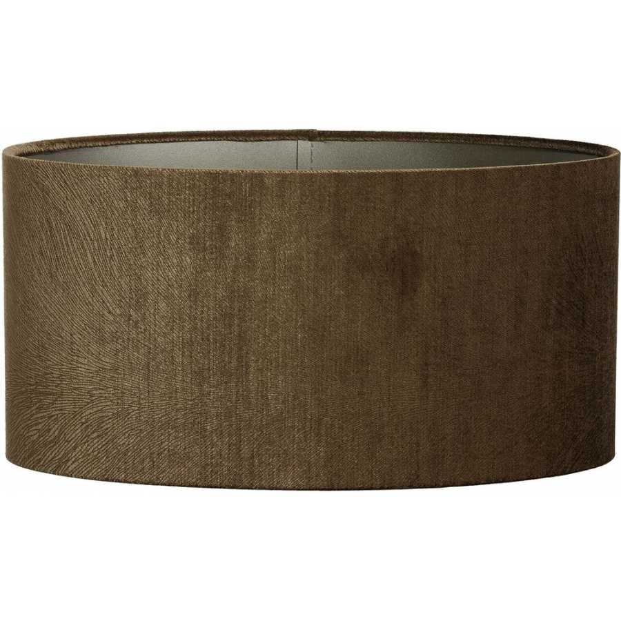 Light and Living Lubis Oval Lamp Shade - Height: 22cm x Width: 21cm x Depth: 45cm