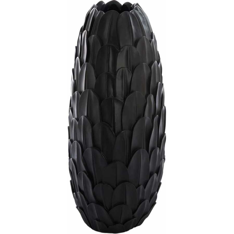 Light and Living Feder Vase - Black