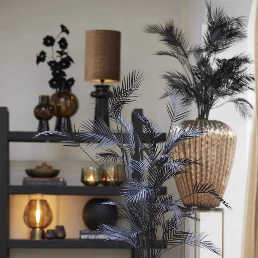 Light and Living Cacti Long Vase - Antique Bronze - Medium