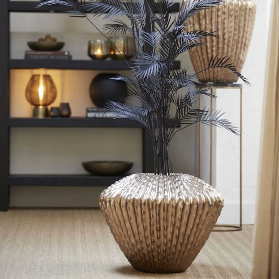 Light and Living Cacti Vase - Antique Bronze - Large