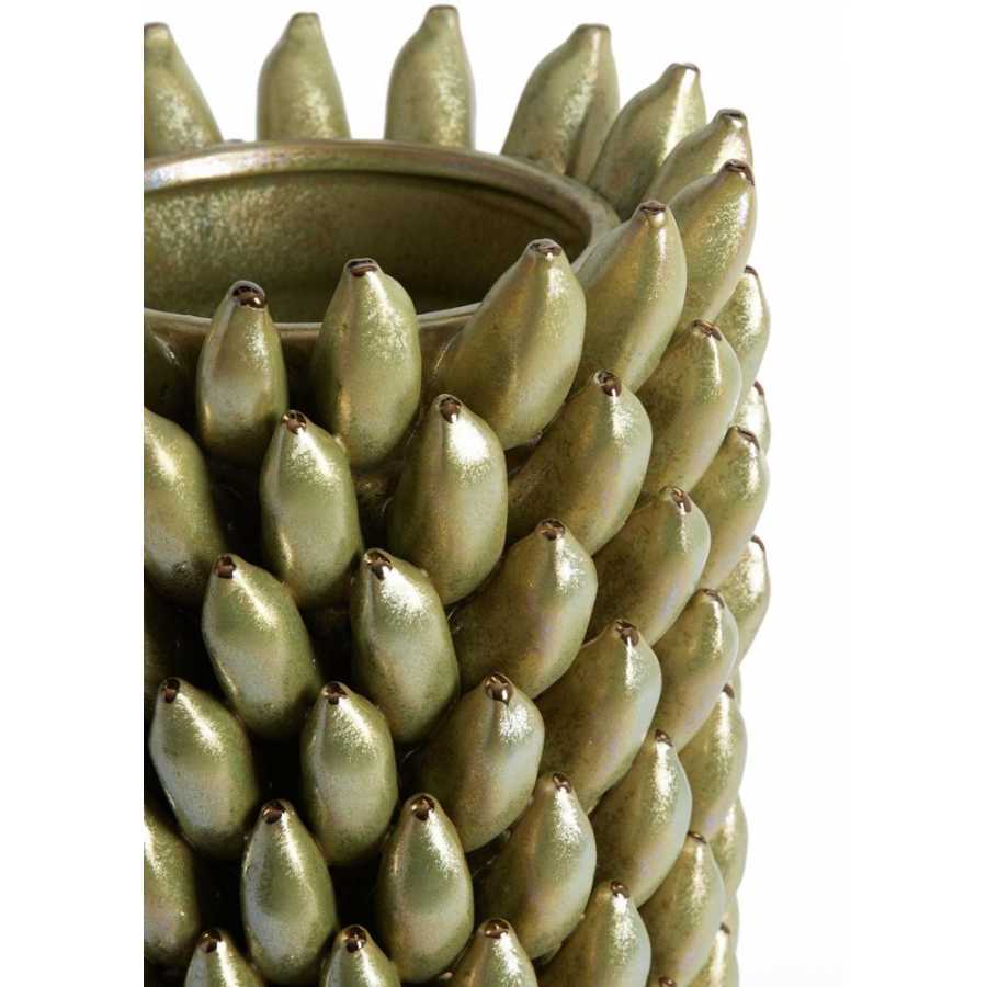 Light and Living Zita Vase - Green Pearl - Large