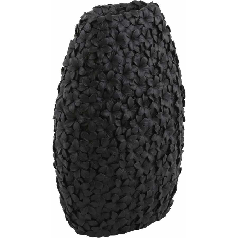 Light and Living Aloha Vase - Black - Small
