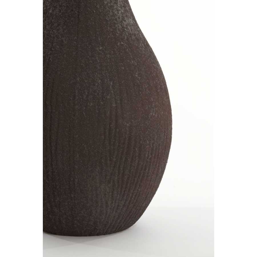 Light and Living Jutha Vase - Dark Brown