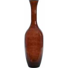 Light and Living Imano Floor Vase - Dark Brown
