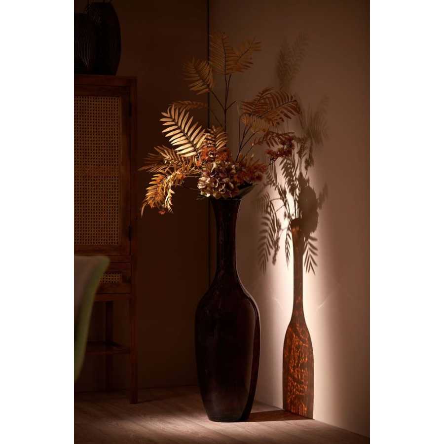 Light and Living Imano Vase - Dark Brown