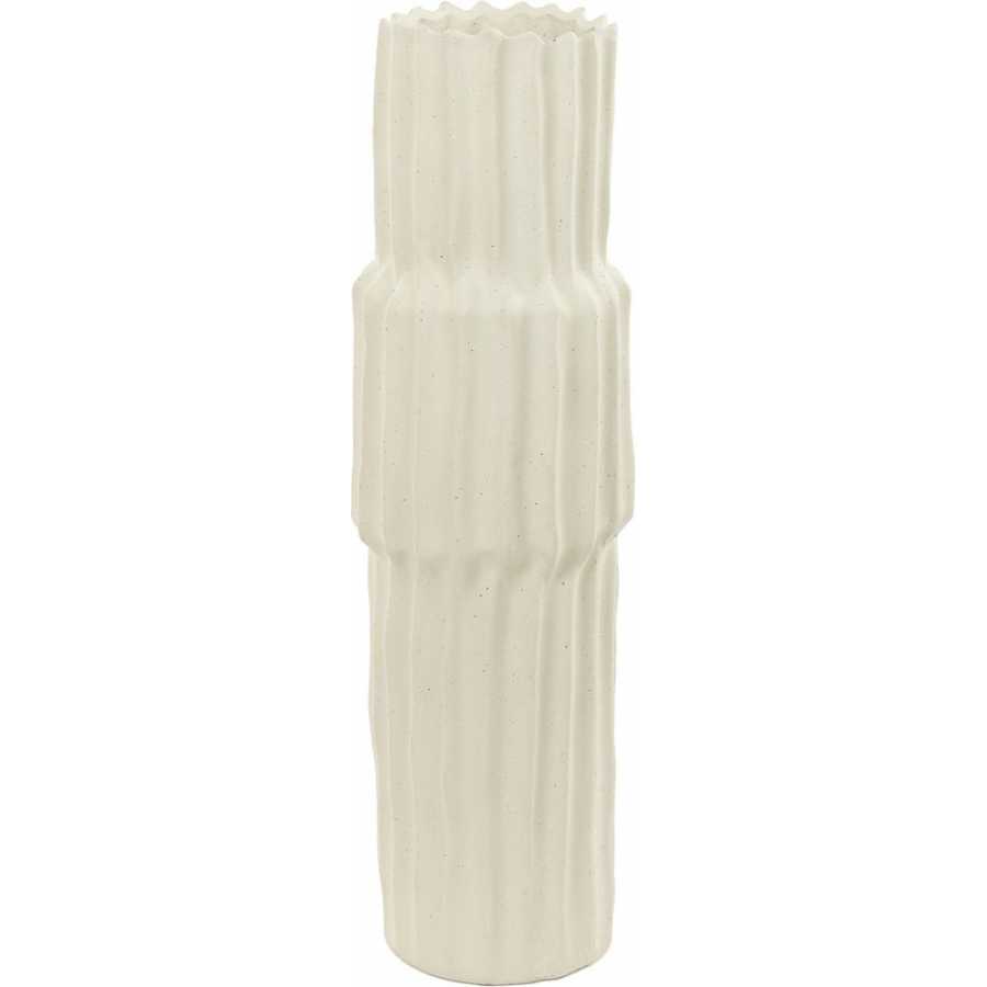 Light and Living Longa Vase - Cream - Medium