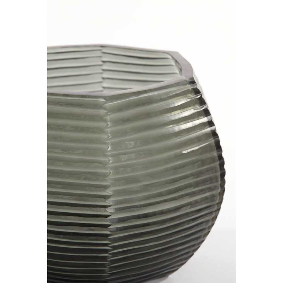 Light and Living Maeva Vase - Smoked Grey - Small