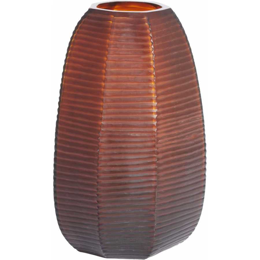 Light and Living Maeva Tall Vase - Brown - Small