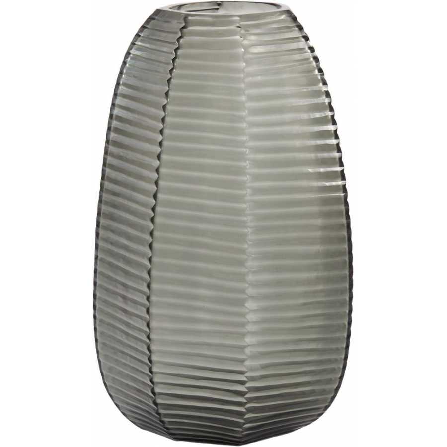 Light and Living Maeva Tall Vase - Smoked Grey - Small