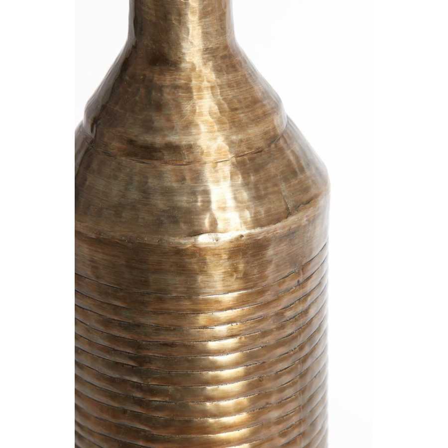 Light and Living Lisboa Thin Vase - Antique Gold - Small
