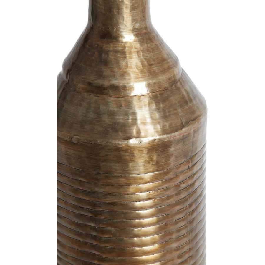 Light and Living Lisboa Thin Vase - Antique Gold - Medium