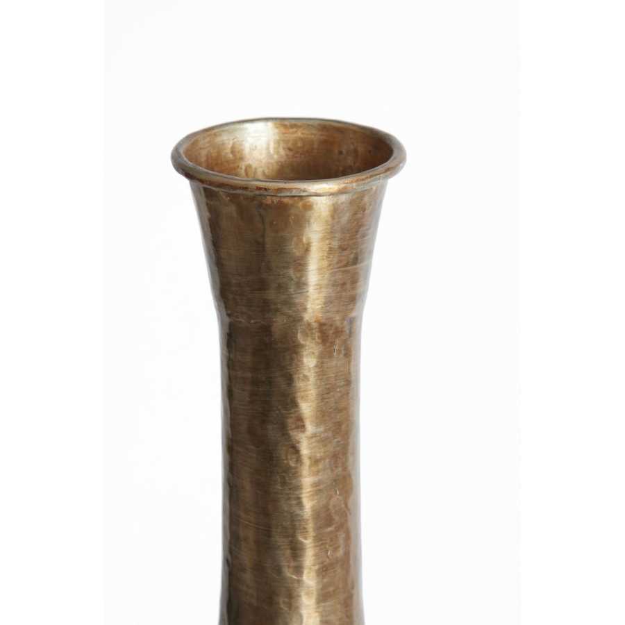 Light and Living Lisboa Thin Vase - Antique Gold - Large