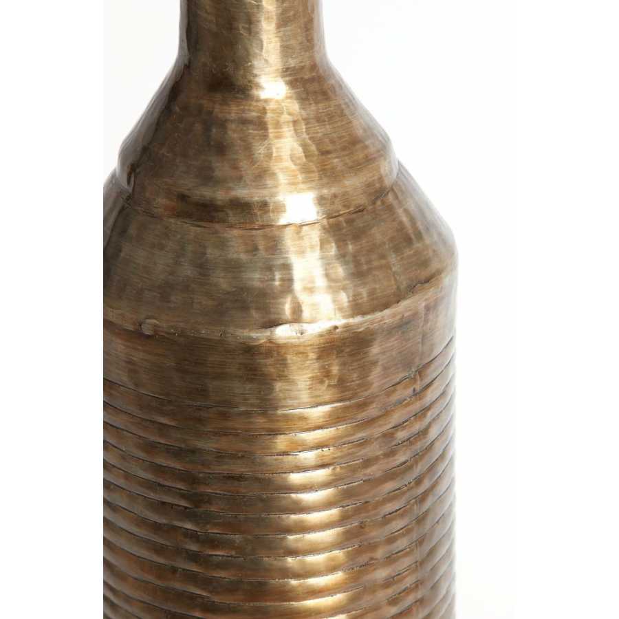 Light and Living Lisboa Thin Vase - Antique Gold - Large