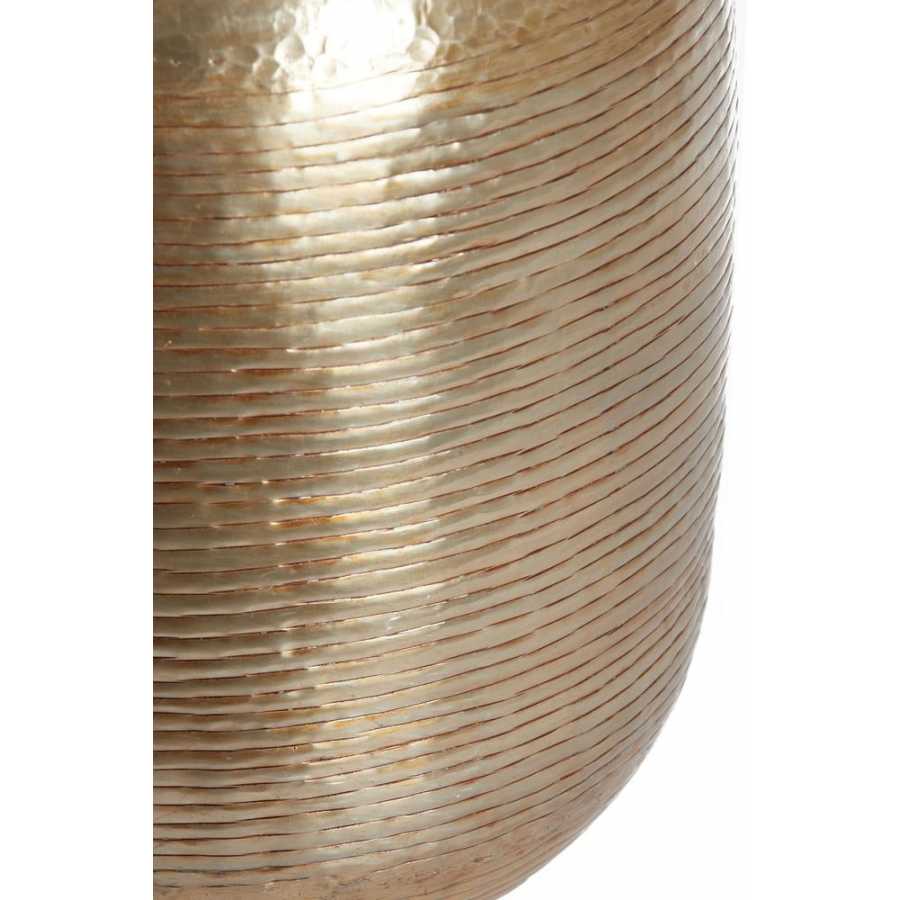 Light and Living Lisboa Vase - Light Gold - Small