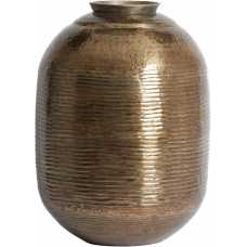 Light and Living Lisboa Floor Vase - Antique Gold