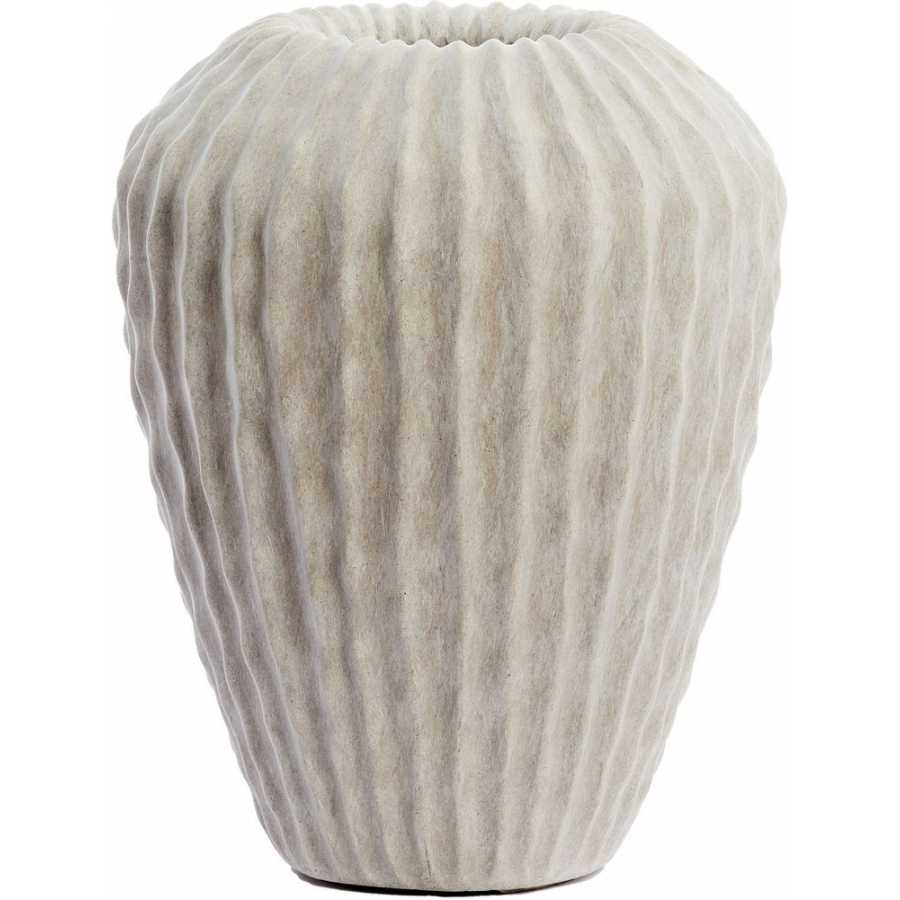 Light and Living Cacti Long Vase - Beige - Small