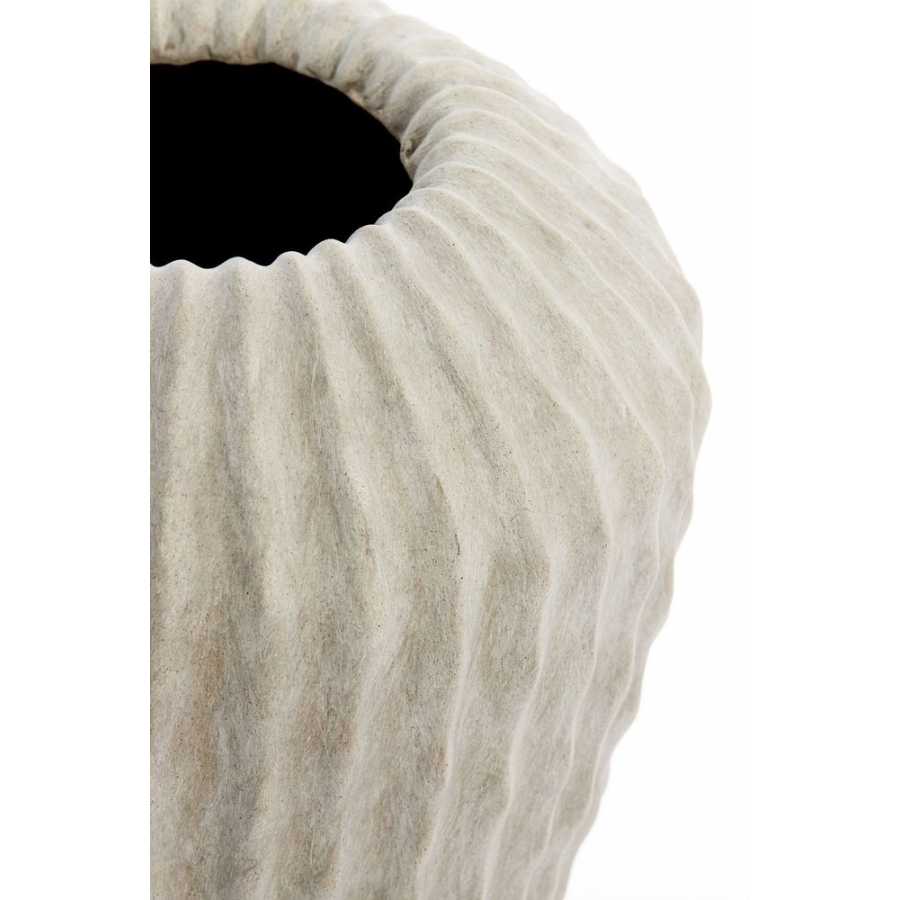Light and Living Cacti Long Vase - Beige - Small