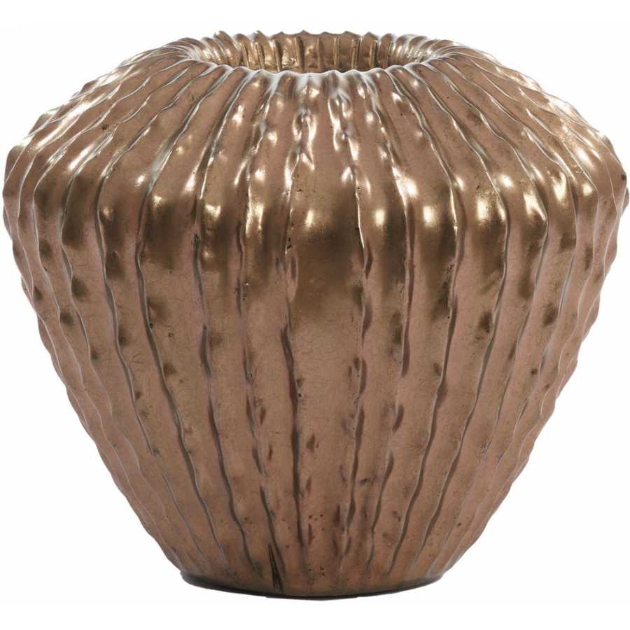 Light and Living Cacti Vase - Antique Bronze - Small