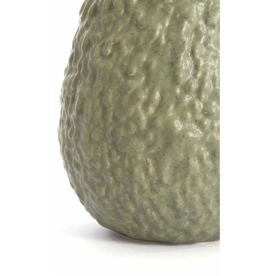 Light and Living Avocado Vase - Olive Green